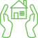 home protection Icon green