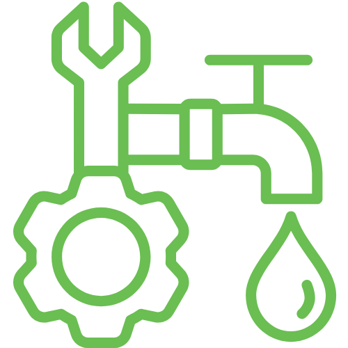 Drain repair Icon green